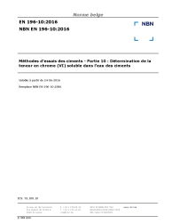 NBN EN 196-10:2016