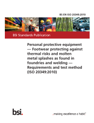 BS EN ISO 20349:2010