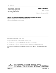 NBN EN 13369:2013