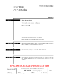 UNE-EN ISO 18265:2014