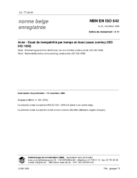 NBN EN ISO 642:1999