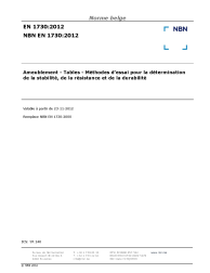 NBN EN 1730:2012