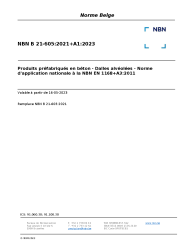 NBN B 21-605:2021+A1:2023