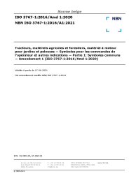 NBN ISO 3767-1:2016/A1:2021