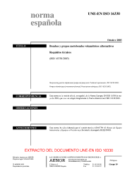 UNE-EN ISO 16330:2003 (R2008)