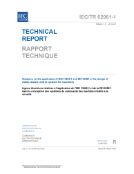 IEC TR 62061-1:2010