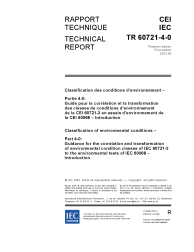 IEC TR 60721-4-0:2002