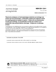 NBN EN 13341:2005