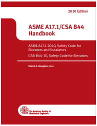 ASME A17.1/CSA B44 HANDBOOK-2010