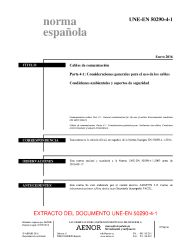 UNE-EN 50290-4-1:2016 (R2021)