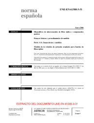 UNE-EN 61300-3-31:2004