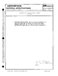SAE AMS 4092A:1966-01-01