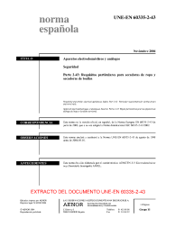 UNE-EN 60335-2-43:2004