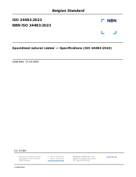 NBN ISO 24483:2023