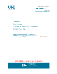 UNE-EN ISO 22717:2016