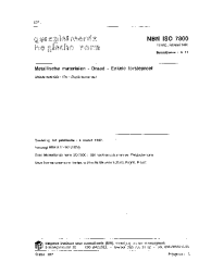 NBN ISO 7800:1997