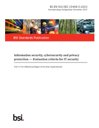 BS EN ISO/IEC 15408-5:2023