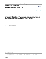 NBN EN 1628:2011+A1:2016