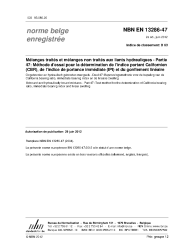 NBN EN 13286-47:2012