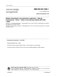 NBN EN ISO 5366-1:2004