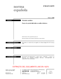 UNE-EN 10275:2000 (R2021)