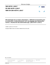 NBN EN ISO 6579-1:2017