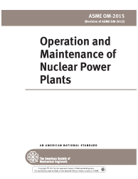 ASME OM-2015 - W CPRT