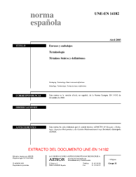 UNE-EN 14182:2003 (R2019)