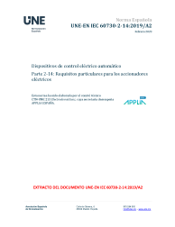 UNE-EN IEC 60730-2-14:2019/A2:2023