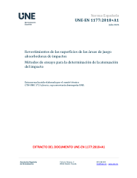 UNE-EN 1177:2018+A1:2024