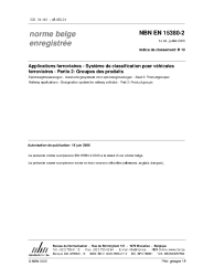 NBN EN 15380-2:2006