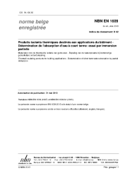 NBN EN 1609:2013