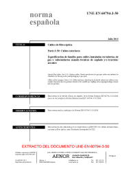 UNE-EN 60794-3-50:2013