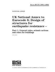 NA to BS EN 1998-1:2004 (R2013)