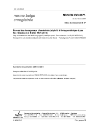 NBN EN ISO 8675:2013