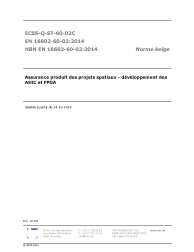 NBN EN 16602-60-02:2014