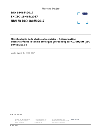 NBN EN ISO 18465:2017