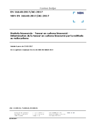 NBN EN 16640:2017/AC:2017