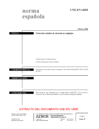 UNE-EN 14505:2006 (R2019)