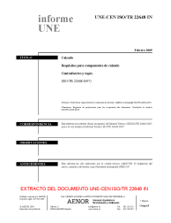 UNE-CEN ISO/TR 22648:2009 IN