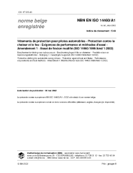NBN EN ISO 14460/A1:2002