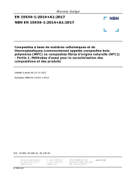 NBN EN 15534-1:2014+A1:2017