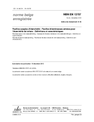 NBN EN 13707:2013