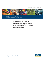 PD CLC/TR 50510:2012