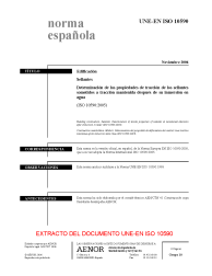 UNE-EN ISO 10590:2006