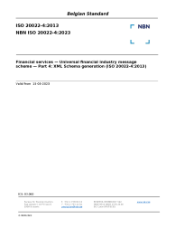 NBN ISO 20022-4:2023