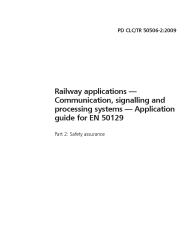 PD CLC/TR 50506-2:2009