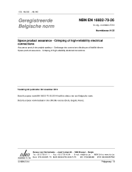 NBN EN 16602-70-26:2014
