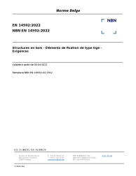 NBN EN 14592:2022