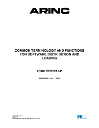 ARINC Report 645:2018